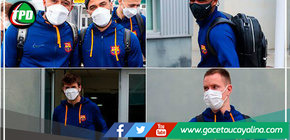 Barcelona llegó a Arabia Saudita para su duelo ante el Real Madrid por la Supercopa de España