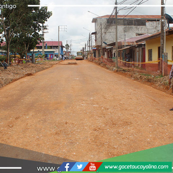 Obra de pavimentación de Jr. Oscar R. Benavides registra avance por encima de lo programado