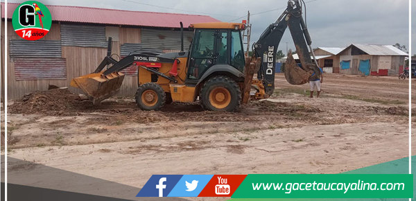 Municipalidad yarinense interviene calles de A.H. 22 de Enero del Bicentenario