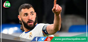 Karim Benzema tras clasificar a la final de la Supercopa de España con Real Madrid