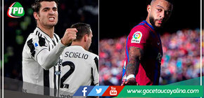 Barcelona insiste por el fichaje Morata y estaría dispuesto a ceder de Depay a la Juventus