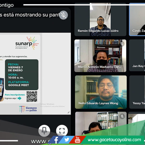 Funcionarios de Sunarp Pucallpa interactuaron con usuarios