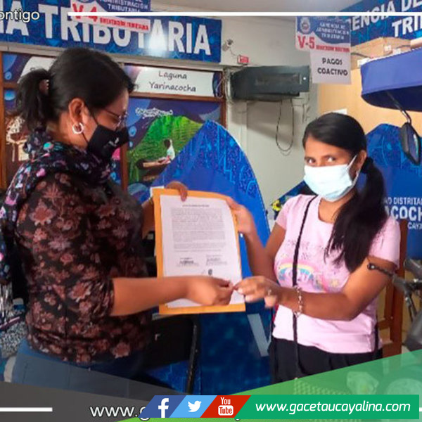 En Yarinacocha los contribuyentes puntuales son ganadores