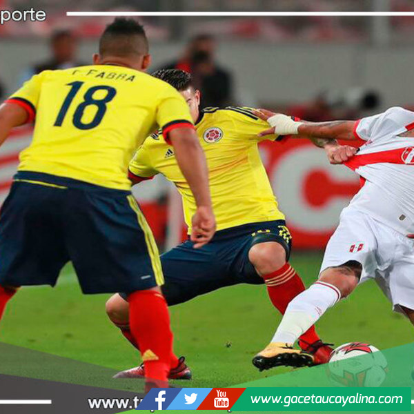 Perú preparándose para el partido contra Colombia