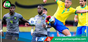 Ecuador preparándose para el partido contra Brasil 