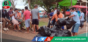 Limpian Laguna Yarinacocha en el Día Mundial de la Educación Ambiental