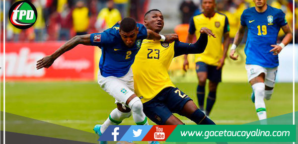 Quito: Brasil y Ecuador empatan 1 a 1 por la decimoquinta jornada de Eliminatorias las Qatar 2022