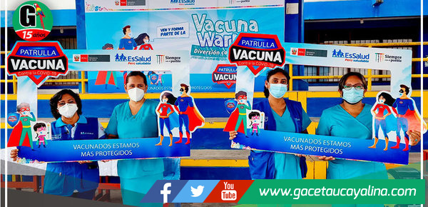 En EsSalud Ucayali vacunan contra Covid-19 a niños de 5 a 11 años