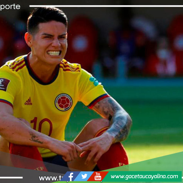Colombia: James Rodríguez se pronuncia tras derrota ante Perú