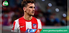 Antoine Griezmann será sensible baja en Atlético de Madrid para la Supercopa de España