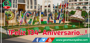 Gaceta Ucayalina saluda a la ciudad de Pucallpa en sus 134° Aniversario de creación política