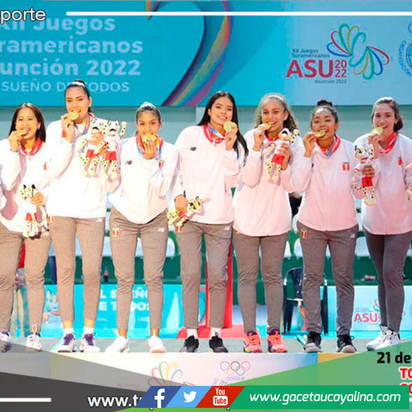 Selección de Vóley peruano ganó medalla de oro en los Juegos Suramericanos Asunción 2022