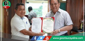 MPCP hizo reconocimiento a la cámara de comercio, industria y turismo de ucayali  