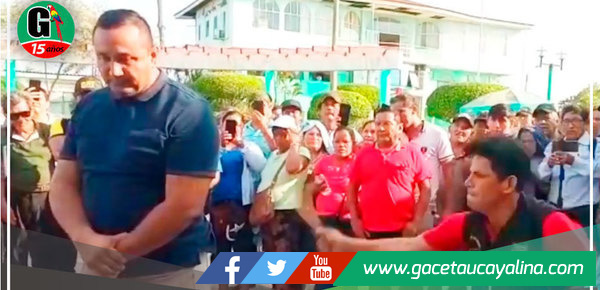 Ronderos, latiguean al actual alcalde de Campo Verde