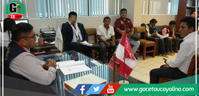 Presidente de la Junta de Fiscales Superiores de Ucayali se reunió con autoridades políticas y pobladores del distrito de Irazola y Neshuya 