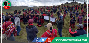 Cusco: Comunidades de Espinar, bloquean el corredor minero del sur, anunciando dar inicio de un paro indefinido en toda la región