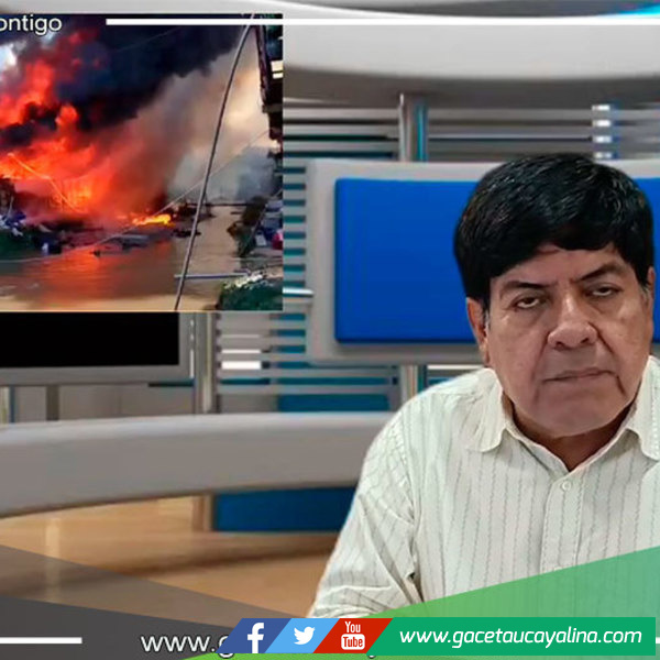 Destrucción con el incendio y recién reaccionamos que falta ayuda para los bomberos de Iquitos