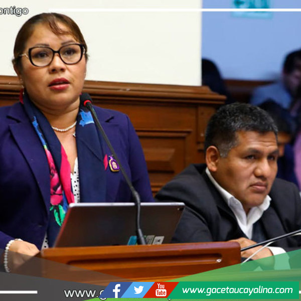 Congresista Ucayalina realiza propuesta de modificación en el Proyecto de Ley de Presupuesto del año 2023