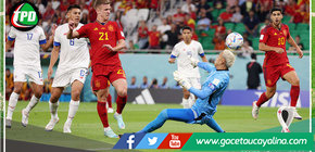 España apabulla a Costa Rica 7 a 0