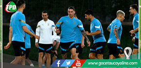 Diagraman el equipo para la segunda presentación uruguaya