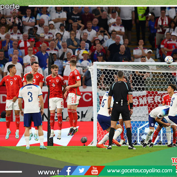 La selección de Inglaterra se clasificó a Octavos al ganarle a Gales