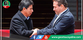 Gobernador Electo por Ucayali participa de reunión con Presidente castillo