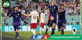 Argentina venció a Polonia y jugará en octavos de Final con Australia
