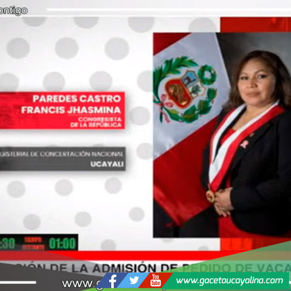 Congresista Francis Paredes le dice que se asesore mejor a su colega Málaga 