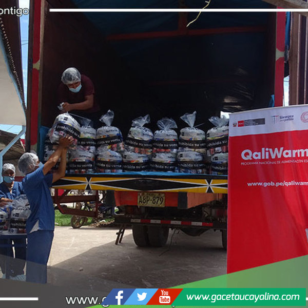 Qali Warma destina más de 19 toneladas de alimentos a municipalidades de Irazola y Nueva Requena