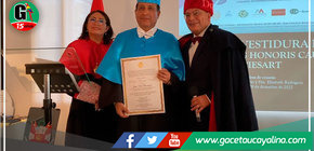 Distinguen en España a Juan Silva Bocanegra como “Doctor Honoris Causa” 