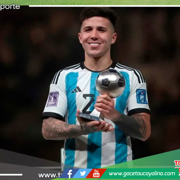 El Premio al mejor jugador joven de la Copa Mundial se lo llevo Enzo Fernández