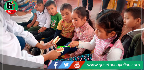 Futuros odontólogos promueven cuidado dental en centros poblados de Huánuco con apoyo de los Tambos 