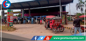 Se registra desabastecimiento de combustible en Pucallpa por bloqueos de carretera