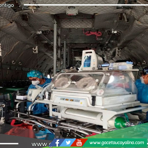 Evacúan de emergencia por vía aérea a Lima a menor de ocho días de nacido