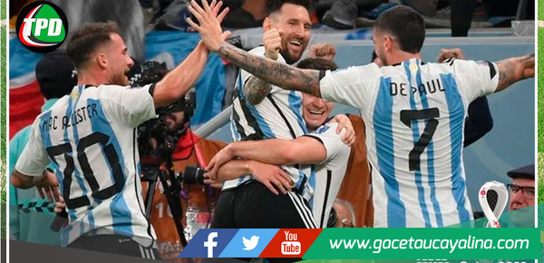 Argentina gana a Australia 2 a 1 y pasa a Cuartos de Final
