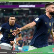 Con goles de Oliver Giroud y doblete de Embape Francia le gana a Polonia pasa a cuartos de final