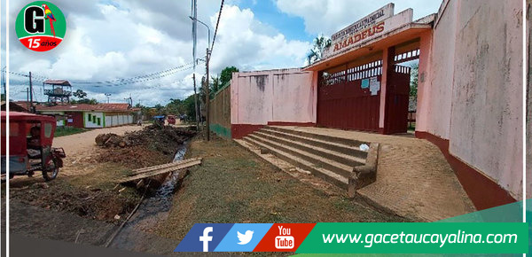 Municipalidad de Yarinacocha apoya con limpieza alrededor de Centro Educativo Inicial Amadeus