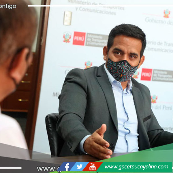 Congresista Elvis Vergara se reúne con ministro de Transportes y Comunicaciones