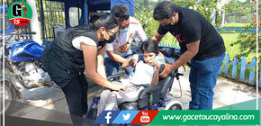 Municipalidad yarinense dona sillas de ruedas y aparatos biomecánicos a personas con discapacidad