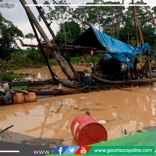 Destruyen material de minería ilegal valorizados en 3 millones de soles en Madre de Dios