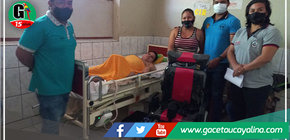 Municipalidad de Yarinacocha dona  sillas de ruedas neurológicas 