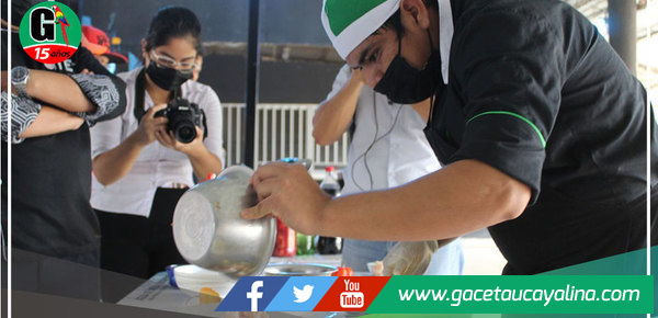 Con aforo reducido se realizó el concurso gastronómico con sabor carnaval 2022 en Ucayali