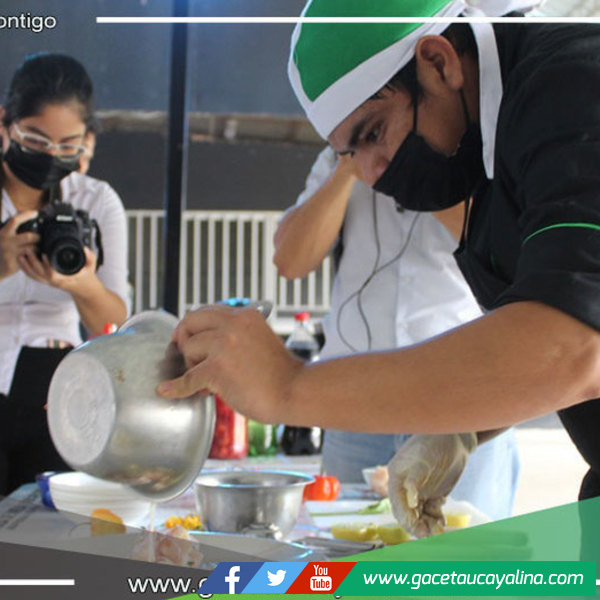 Con aforo reducido se realizó el concurso gastronómico con sabor carnaval 2022 en Ucayali