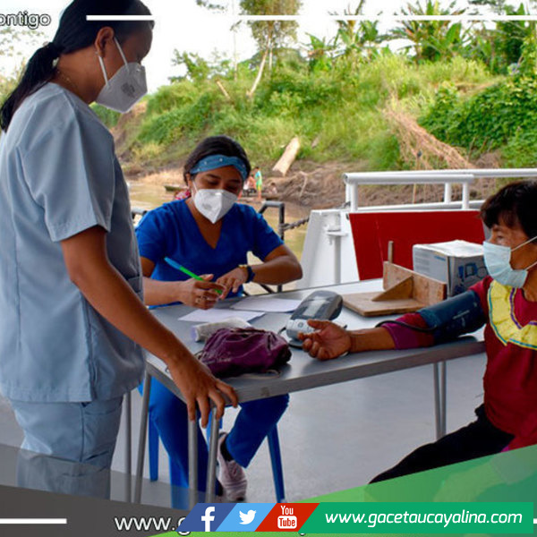 CC.NN. de Ucayali recibieron vacunas contra el Covid-19 y otras enfermedades