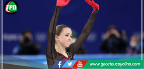 Kamila Valieva se convierte en la primera mujer en realizar salto cuádruple en patinaje sobre hielo