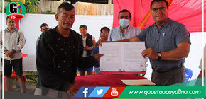 Vecinos del A.H. Guillermo Chino Mori ahora son propietarios de sus terrenos 