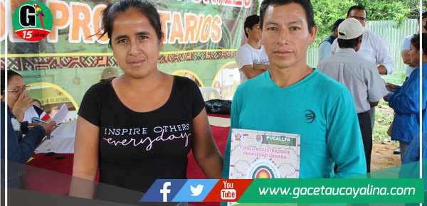 Vecinos de Caserío Pueblo Libre se alistan para recibir sus respectivos títulos de propiedad