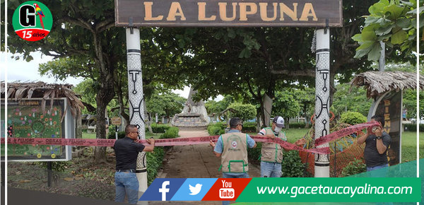 Árbol de la Lupuna en Yarinacocha se encuentra delimitado