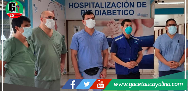 EsSalud Ucayali implementa servicio de hospitalización de pie diabético