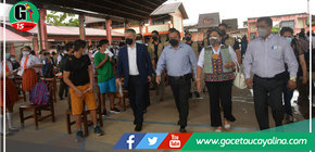 Gobernador de Ucayali y ministro del MEF participaron en inicio del Año Escolar en Manantay 